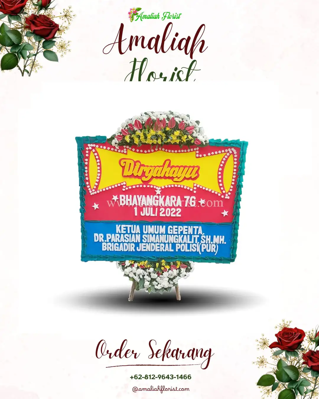 Papan Bunga HUT Ulang Tahun Syiah Kuala